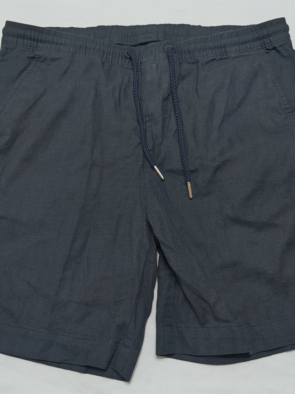 Far Afield Men's Navy Drawstring Casual Shorts - Medium